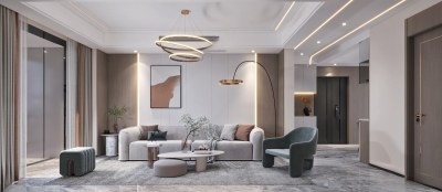 现代客餐厅3D模型下载